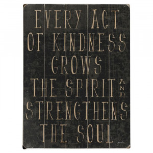 Every Act of Kindness Wall Decor