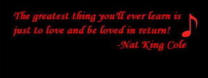 Nat King Cole Quote