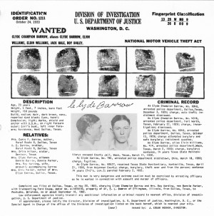 Clyde Barrow’s identification order