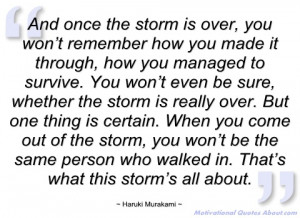 and once the storm is over haruki murakami