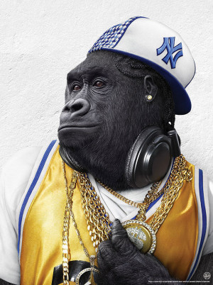 Monkeys Gangster Gorilla