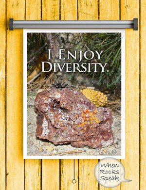 Geology Print, Rock Minerals, Photo Quote, Earth Tones, Uncut Minerals ...