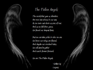 The Fallen Angels Poem by Legacy93