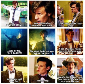 More or less memorable quotes by the Eleventh Doctor