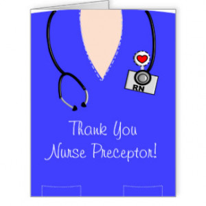 Nurse Preceptor Thank You Card IV