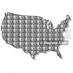 Usa Map Clip Art Image