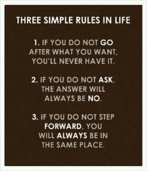 Rules to live by