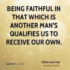 Being Faithful Quotes