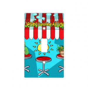 Serving Sunshine All Day Switch Plate Cover