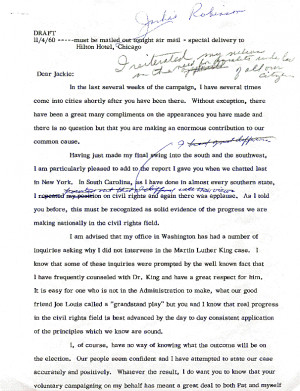 Evidence 2: Draft Letter From Vice-President Nixon, 1960