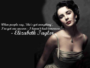 Elizabeth Taylor Quotes HD Wallpaper 2