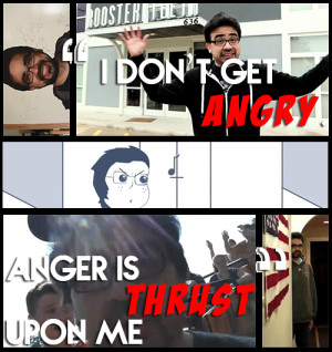 rt meme: [4/4] four quotes → Gus Sorola I don’t get angry ...