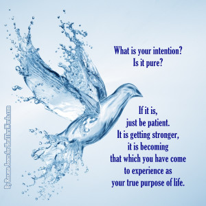 Inspirational Image: Purity of Intention
