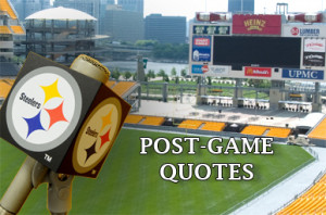 STEELERS-LIONS POST-GAME QUOTES
