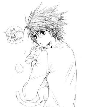 Another Death Note one, but it's ok, Cuz L's awsome too, so it's okie ...