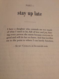 kurt cobain quote in the opening of beautiful boy more kurt cobains ...