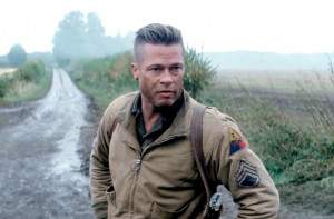 Brad Pitt in Fury HD Wallpapers