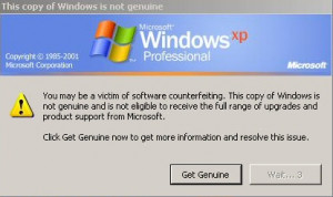 How to remove “You may be a victim of software counterfeiting ...