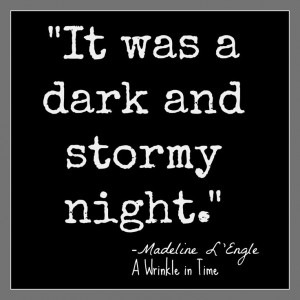 ... stormy night