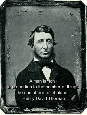 Henry david thoreau, quotes, sayings, man is rich, wisdom, deep quote