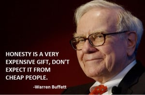 Warren Buffett quotes are worth their weight in gold.