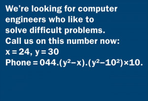 McKinsey and Company: Equation Recruitment Ad