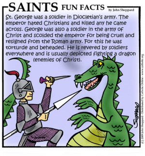 Saints Fun Facts for St. George