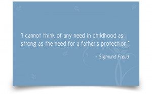 14. “I cannot think of any need in childhood as strong as the need ...