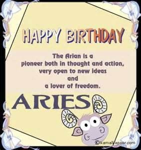 Aries birthday
