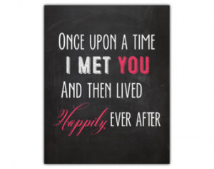 Love quote art - inspirational prin table fairy tale wall art ...