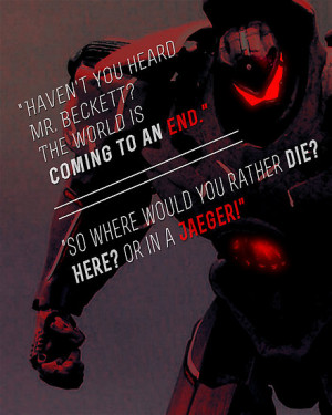 Bluebird › Portfolio › Pacific Rim Quote Poster