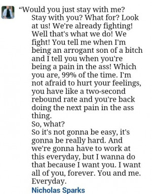 The notebook nicholas sparks quotes