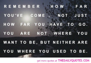 How Far You’ve Come