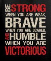 Be Strong When You Are Weak