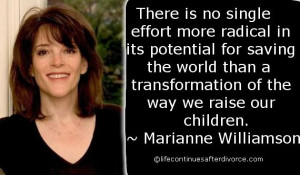 Marianne Williamson and Parenting. If you are co-parenting, you need ...