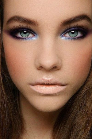 Lilac pastels & matte nude lipstick