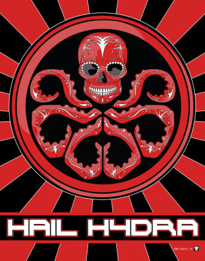 Red Skull Hydra Symbol