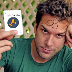dane cook wins an award for the first penis face