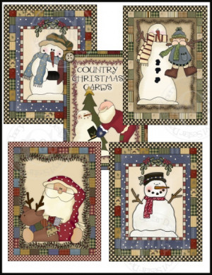 country christmas cards