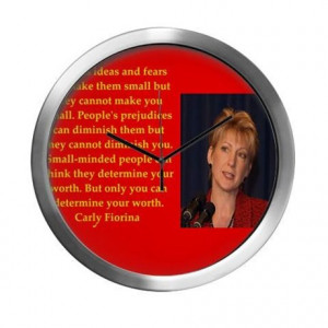 2016 Gifts > 2016 Living Room > carly fiorina quote Modern Wall Clock
