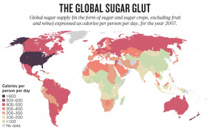 Sugar intake is increasing globally, corresponding with elevated rates ...
