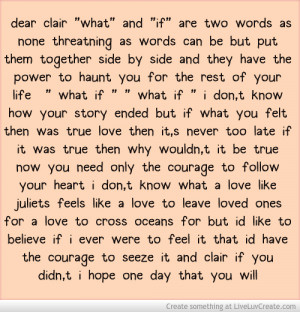 Letters Juliet Love Quote What