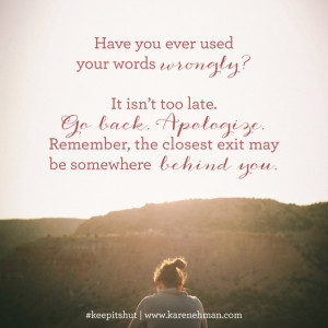 My daughter simply vocalized a truth she noticed in my life: I tend to ...