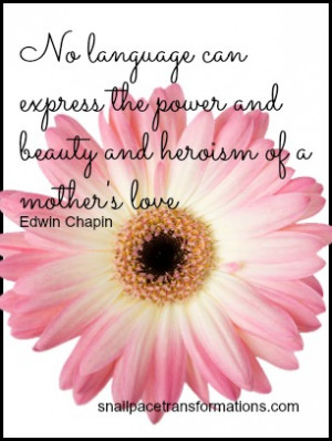 Mothers Day Quotes From The Bible Of a mother's love.