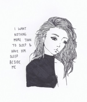 Sketch Of Girl With Quotes. QuotesGram