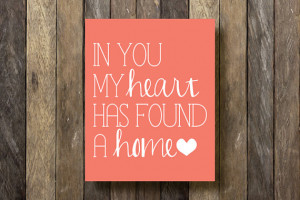 Love Quote - Instant Download - Love Quotes - Coral Wall Art - Love ...
