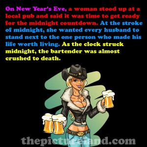 Cute Funny Jokes About Bartender With Beautiful Girl Image