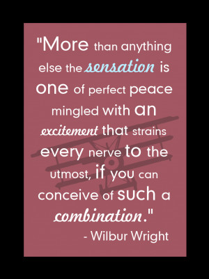 More than anything else the sensation is one of perfect