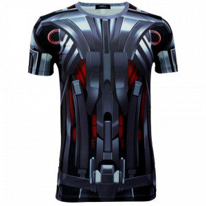Avengers Cosplay Age of Ultron Vision JARVIS T-shirt
