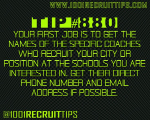 1001 Recruit Tips sports motivational quotes